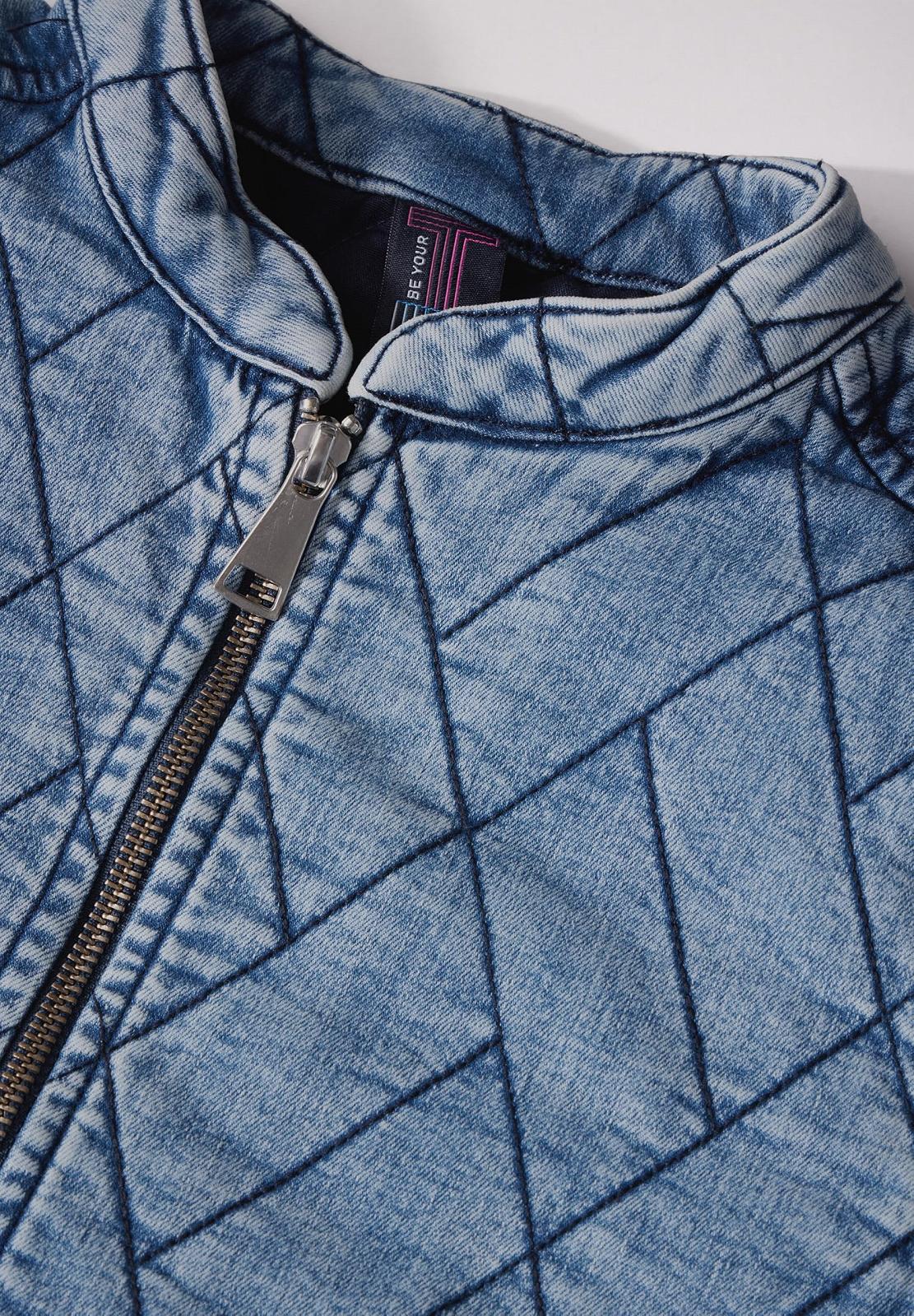 Жіноча стьобана джинсова куртка Cecil, фото №4