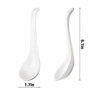 Ложка для супу керамічна White 15.5 см synthetic.ua - Фото 1