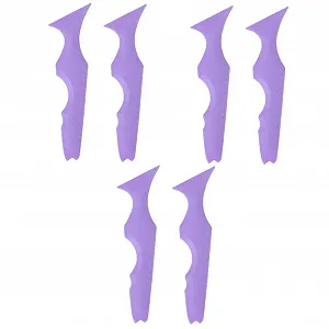 Аплікатор Angoily Beauty Ruler Eyeshadow Guide для підводки з силікону набір з 6 штук - Фото 1