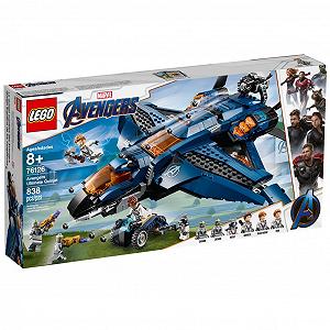 Конструктор LEGO Super Heroes Модернизированный квинджет Мстителей 838 эл 76126 - Фото 1