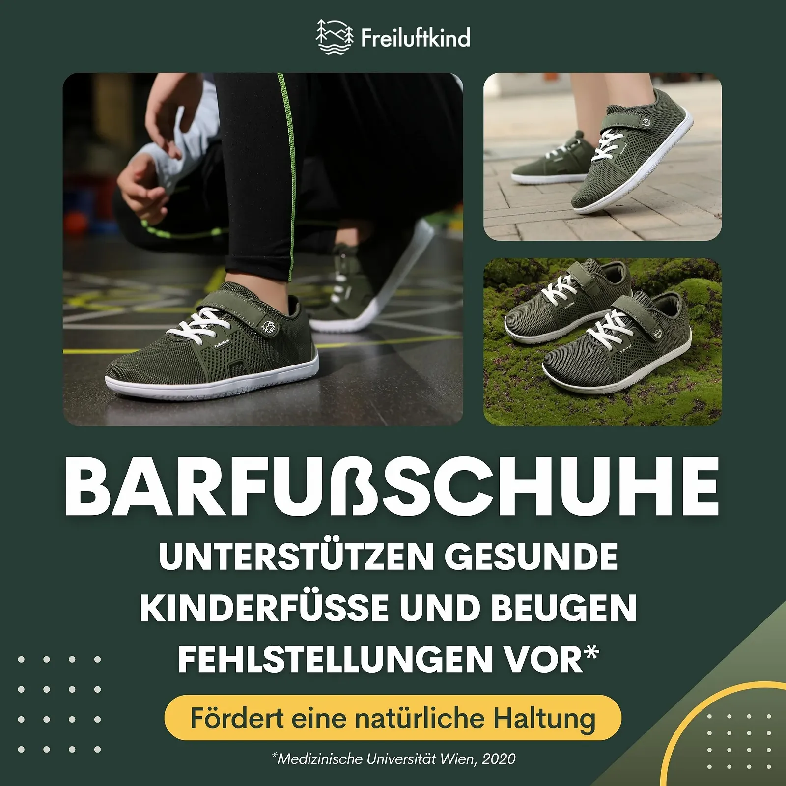 Кросівки Freiluftkind The Original Hokkaido Kids, дитячі, для здорового розвитку стопи, розмір 25-34, фото №5