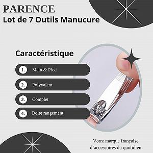 Набір для манікюру та педикюру PARENCE. 7 інструментів ціна на synthetic.ua - Фото 1 Набір для манікюру та педикюру PARENCE. 7 інструментів synthetic.ua - Фото 1