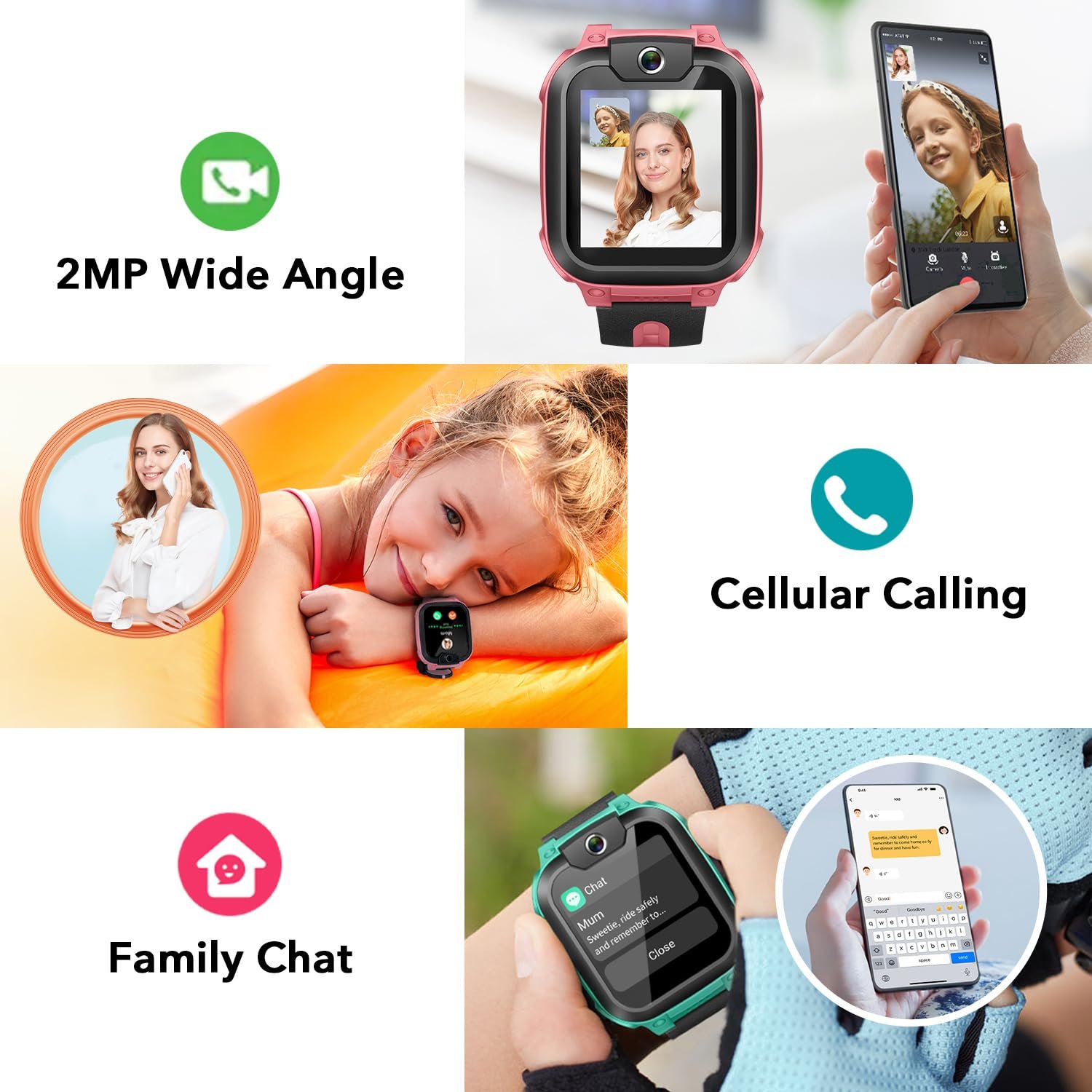 Детские смарт-часы imoo Z1 с GPS и телефоном Зеленый, фото №3