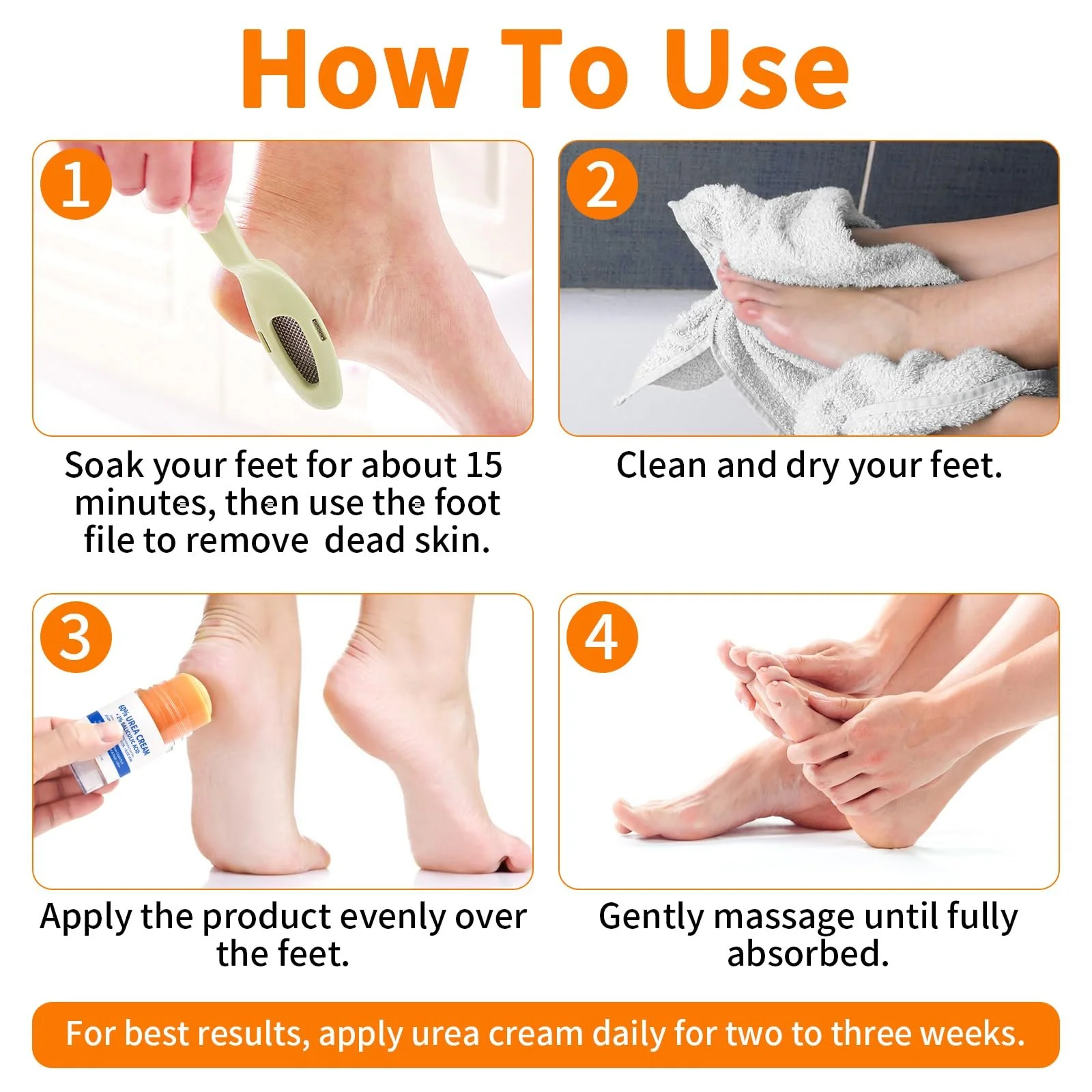Крем для ног Urea 60% стик с мочевиной и средством для удаления мозолей 2 шт., фото №6 Крем для ног Urea 60% стик с мочевиной и средством для удаления мозолей 2 шт., фото №6
