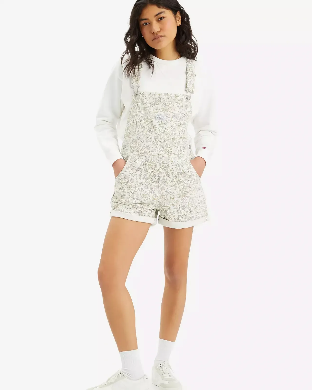 Жіночі шорти Levis - Vintage Shortall Tapestry Floral Egret L - XL, фото №1 Жіночі шорти Levis - Vintage Shortall Tapestry Floral Egret L - XL, фото №1