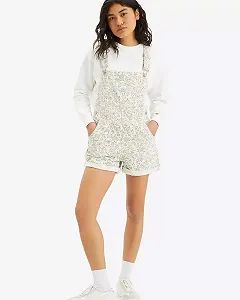Жіночі шорти Levis - Vintage Shortall Tapestry Floral Egret L - XXS - Фото 1