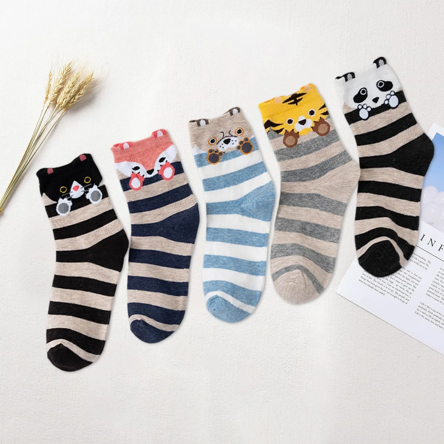 Шкарпетки з тваринами 5 пар, фото №6