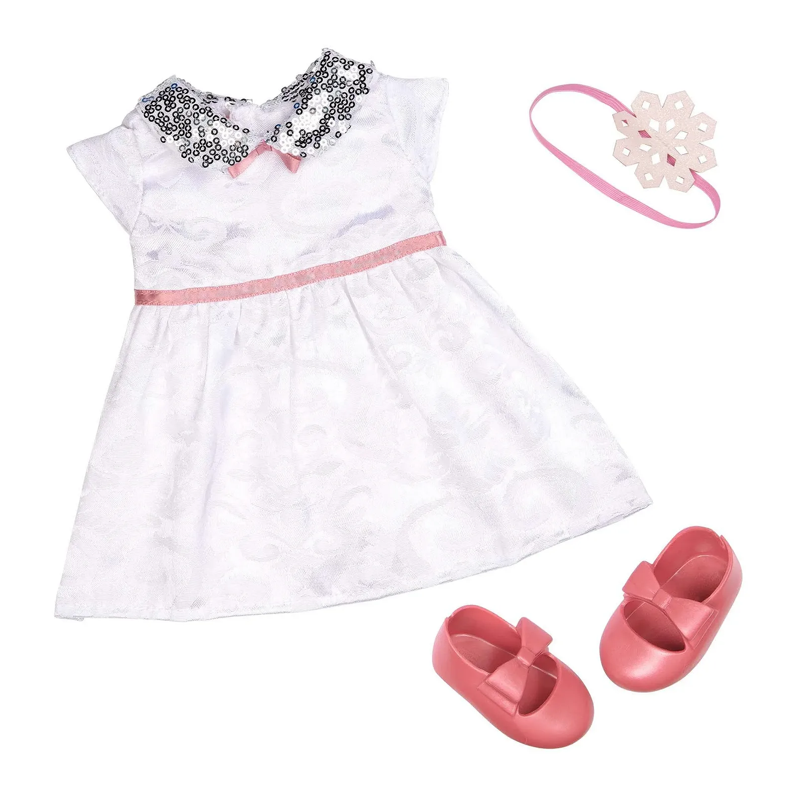 Лялька Our Generation Julissa 46 см з прикрасами та проколотими вушками натуралістичні темно-сині очі, фото №5