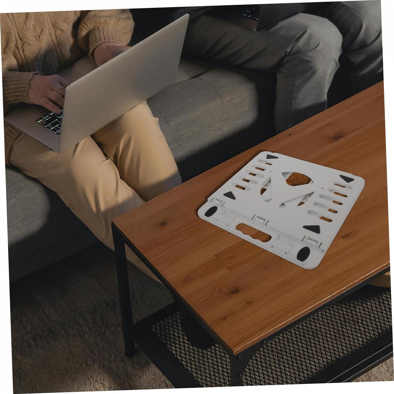 Підставка для ноутбука OUNONA Регульована складана Пластикова, фото №5 Підставка для ноутбука OUNONA Регульована складана Пластикова, фото №5