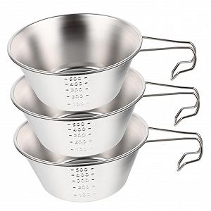 Миски походные Unomor из нержавеющей стали 3 шт - Фото 1