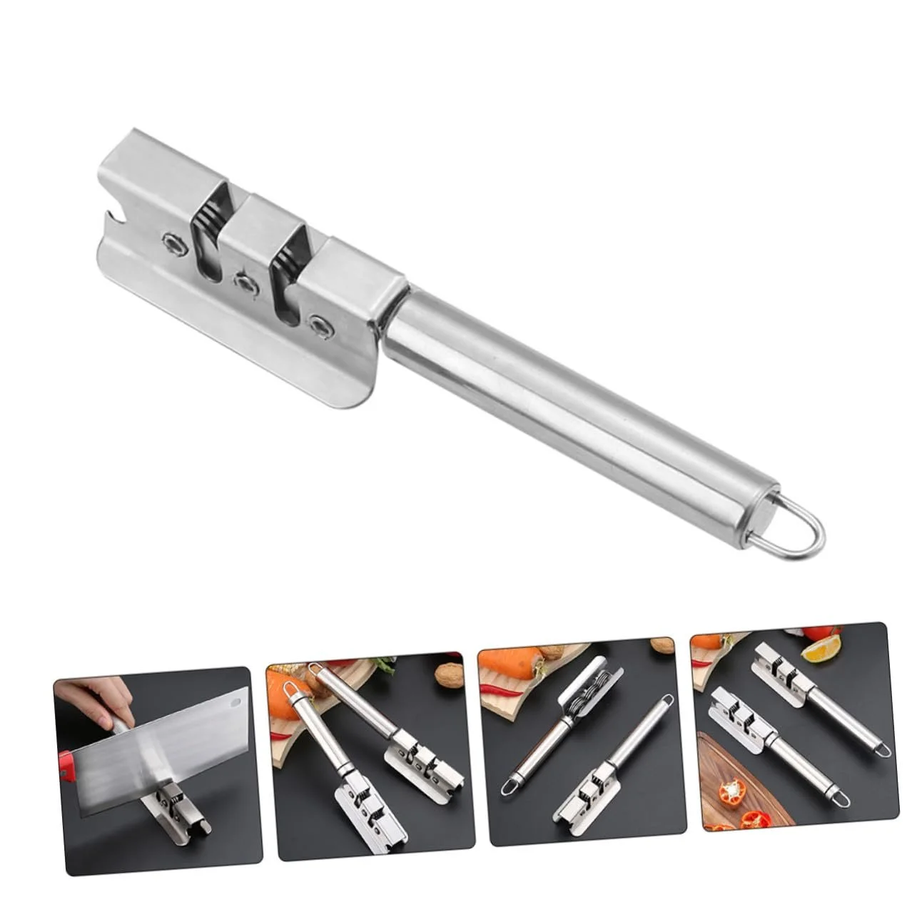 Точилка для ножей Homoyoyo Эргономичная Нержавеющая сталь, фото №7