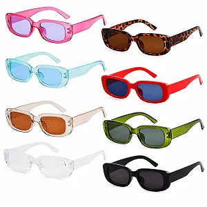 Солнцезащитные Очки Прямоугольные Ретро Zimoer, 8 шт - Фото 1