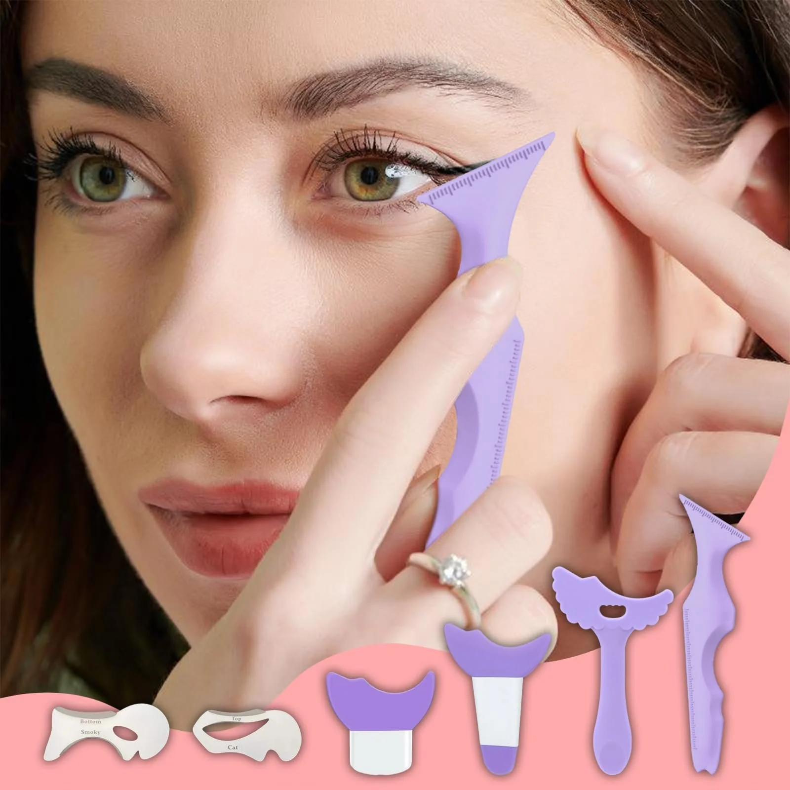 Набор Шаблоны для подводки многофункциональный, фото №6 Набор Шаблоны для подводки многофункциональный, фото №6