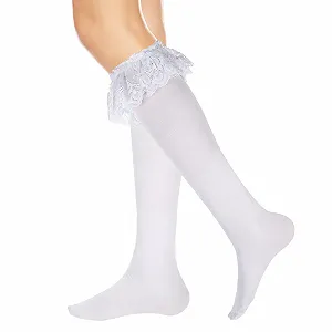 Шкарпетки гольфи з рюшами - Фото 1