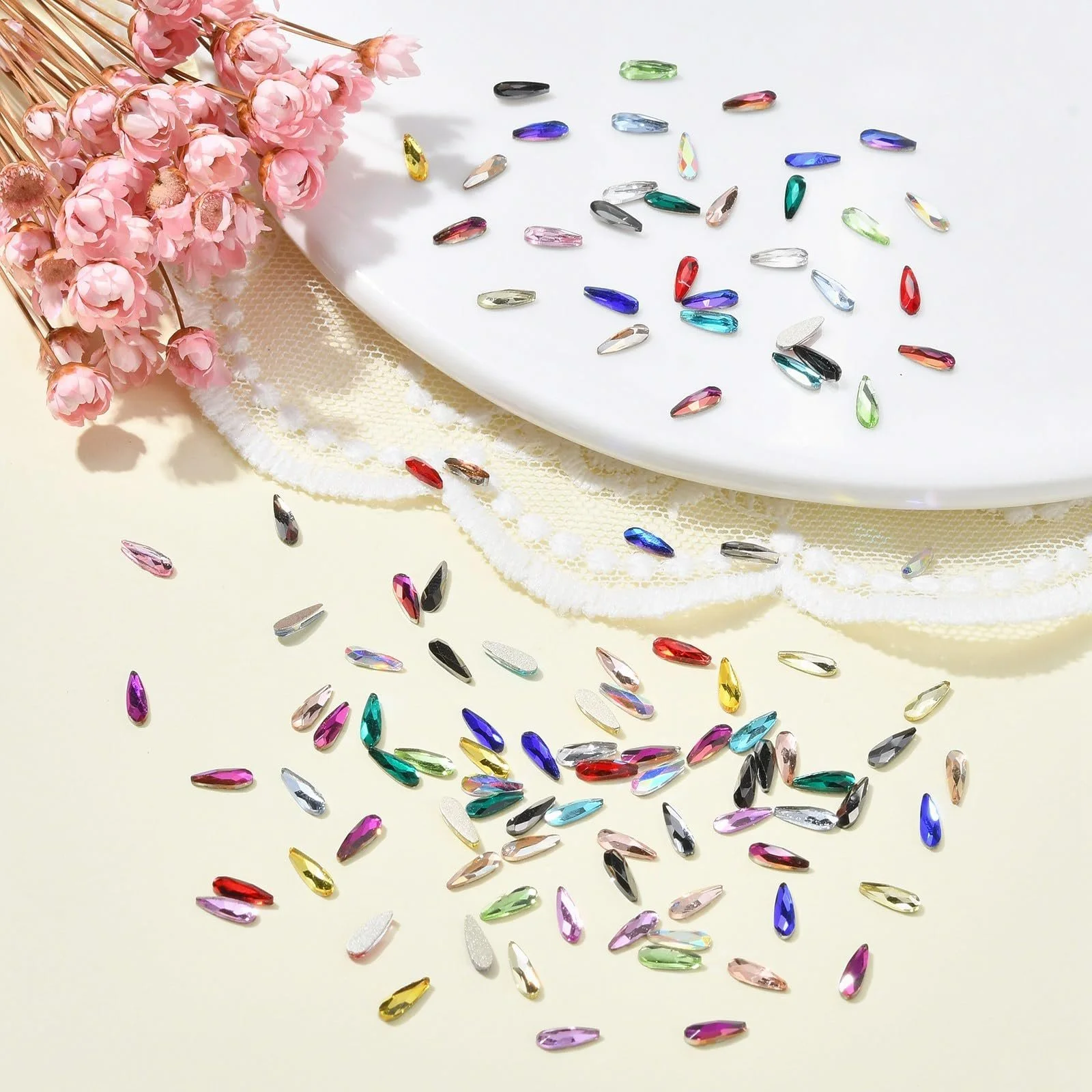 Подвески для ногтей овальные Ipotkitt 200 шт., разноцветные, стеклянные капли, украшения для ногтей, мини-кабошоны в форме водяной капли для DIY ногтей, лица, глаз, макияжа, поделок, фото №7 Подвески для ногтей овальные Ipotkitt 200 шт., разноцветные, стеклянные капли, украшения для ногтей, мини-кабошоны в форме водяной капли для DIY ногтей, лица, глаз, макияжа, поделок, фото №7