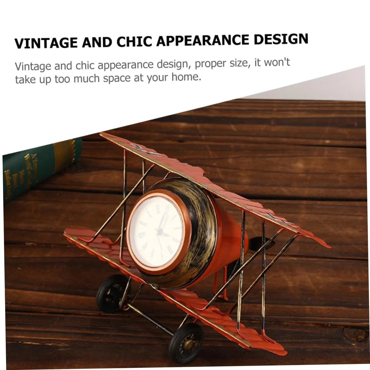 Настільний годинник MUCKLILY Flugzeiguhr Вінтажний стиль Декоративний, фото №5 Настільний годинник MUCKLILY Flugzeiguhr Вінтажний стиль Декоративний, фото №5