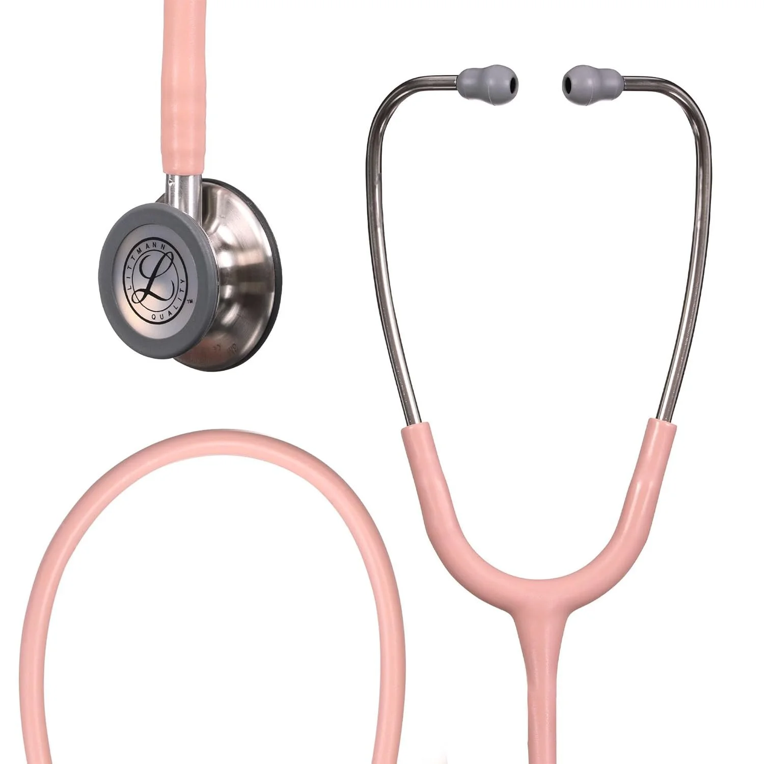 Стетоскоп 3M Littmann Classic III 69см Рожевий, фото №1