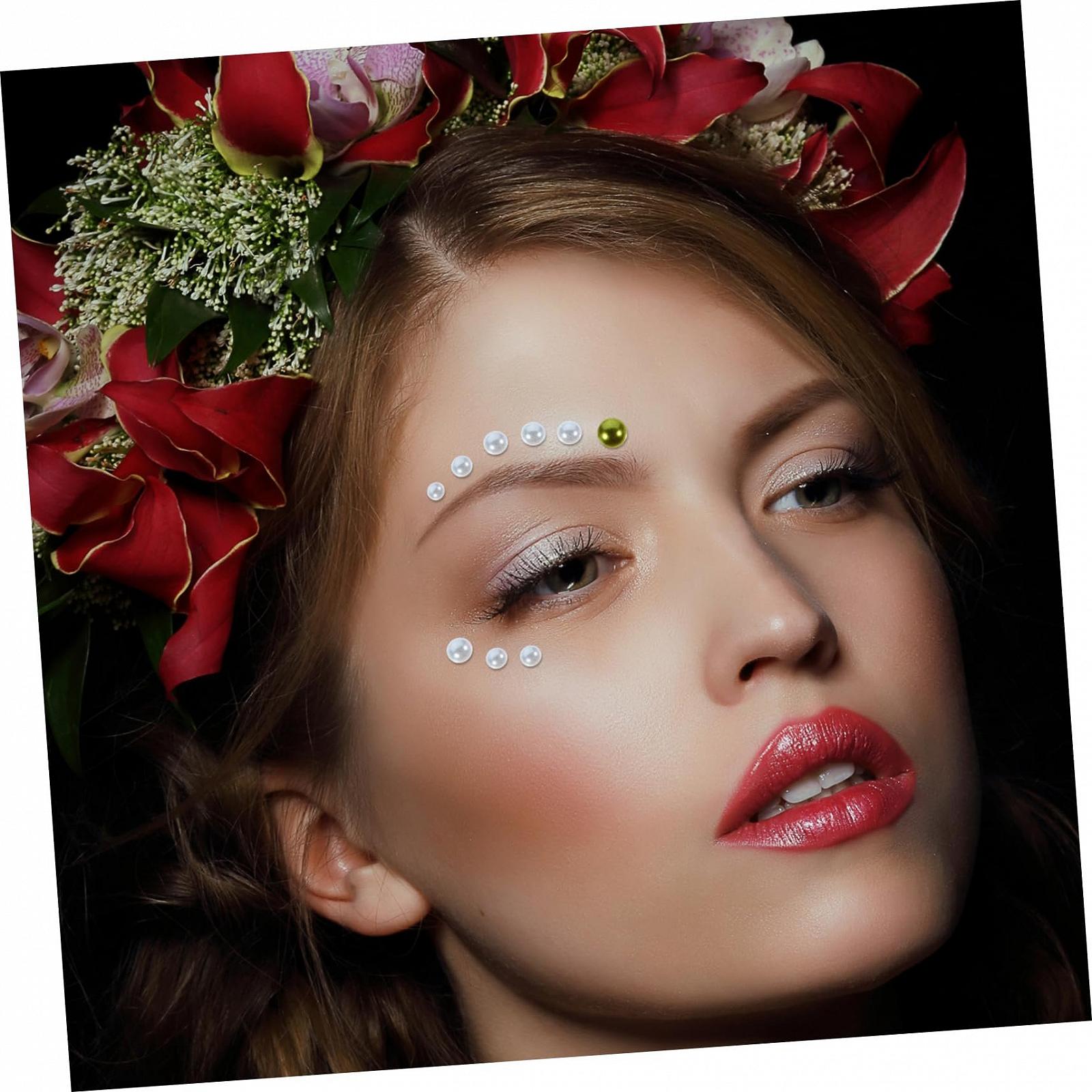 Полукруглые бусины LALAFINA для рукоделия, жемчуг для одежды, набор плоской формы ABS, фото №2 Полукруглые бусины LALAFINA для рукоделия, жемчуг для одежды, набор плоской формы ABS, фото №2