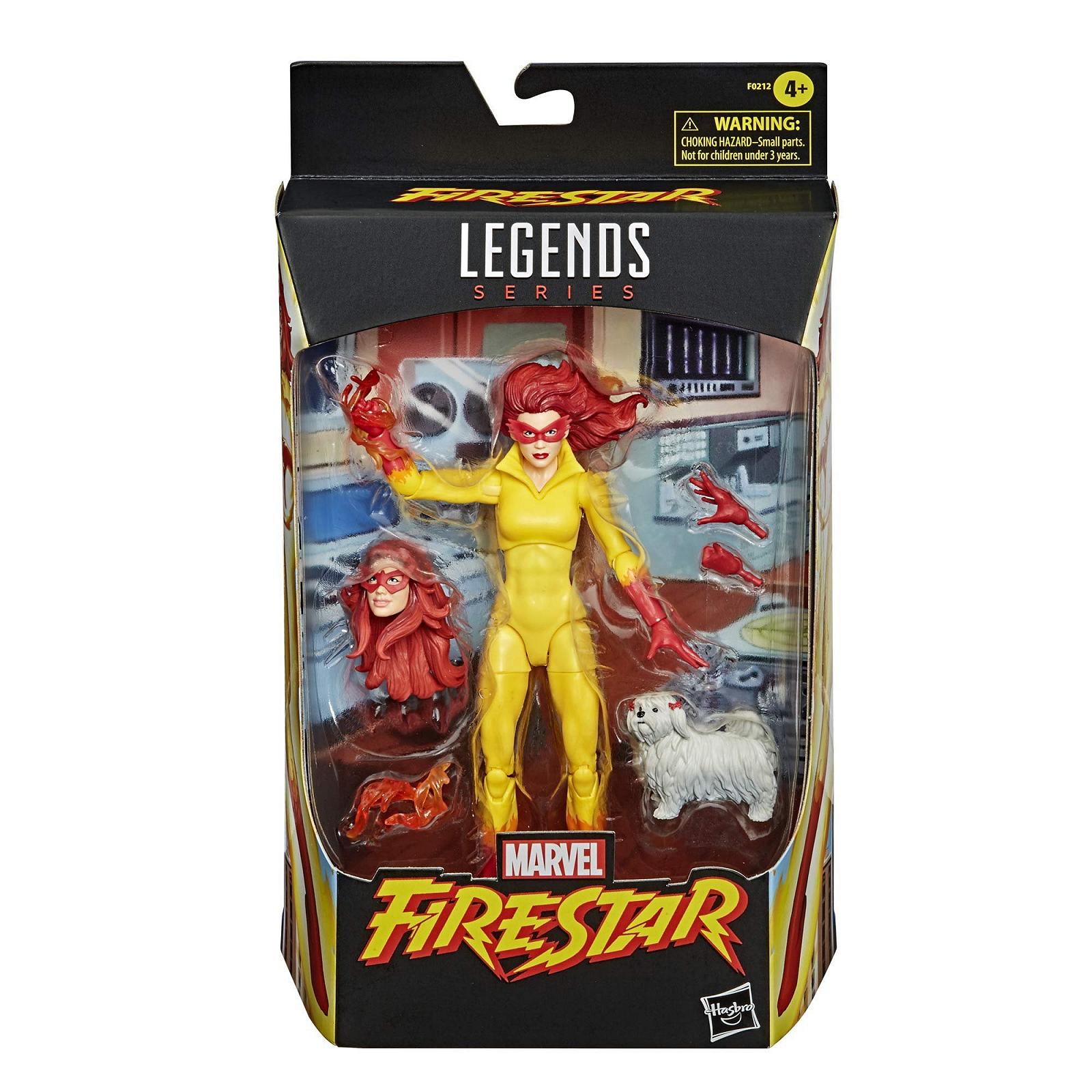 Екшн-фігурка X-Men Hasbro Marvel Legends Series Avengers 15 см Marvel's Firestar з собакою та 6 аксесуарами для дітей від 4 років, F02125L0, фото №2