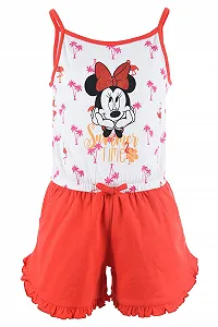 Пісочник Disney Minnie Mouse для дівчат, М'яка бавовна, Літній комплект - Фото 1