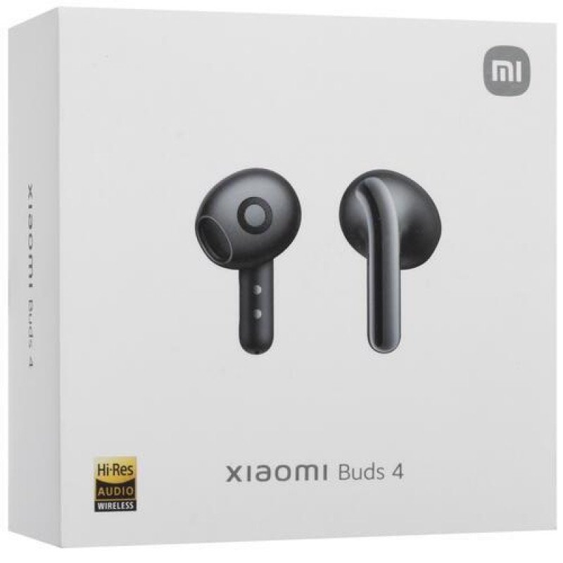 Беспроводные наушники Xiaomi Buds 4 / TWS / Hi-Res звук / до 30 часов работы / Black, фото №7