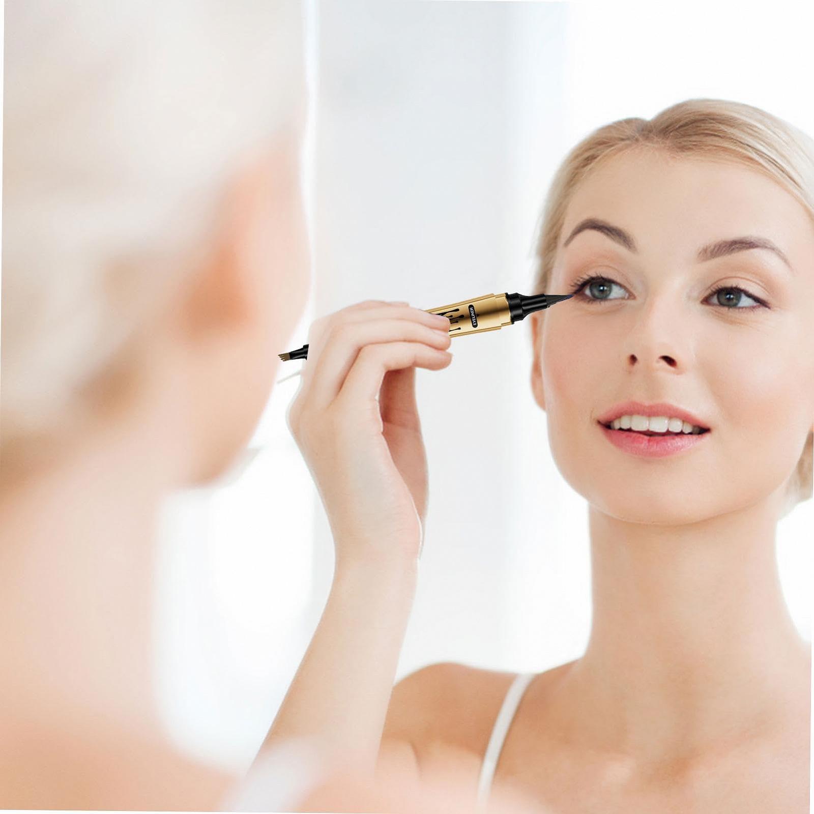 Олівець для брів Microblading 2-в-1 з 4-зубцевим наконечником, фото №5