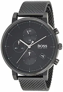 Часы Hugo BOSS Мужские Hb1513813 Черный Браслет - Фото 1
