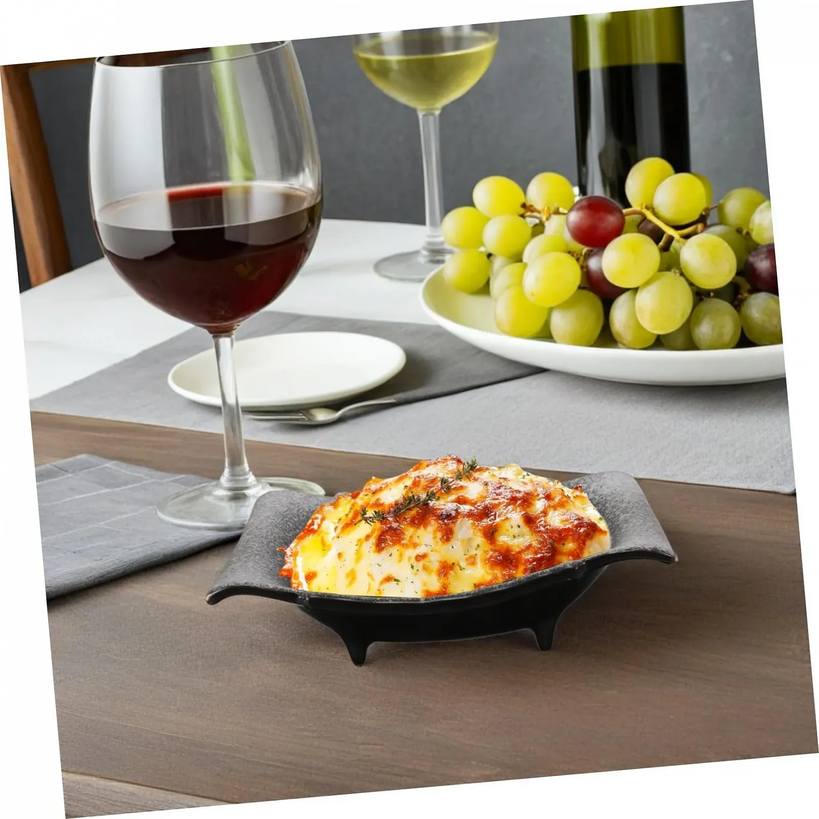 Форма для запекания Amosfun Керамическая Прямоугольная с эргономичными двойными ручками Oven Safe Dishwasher Safe Japanese Design, фото №7