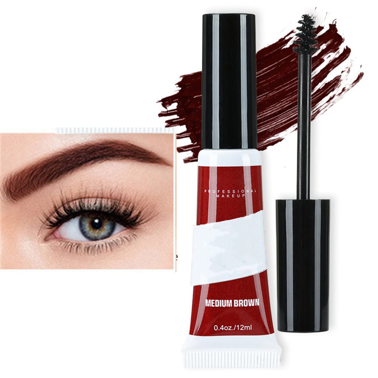 Гель для брів Durable Colouring Deep Eyebrows Чорний, фото №3