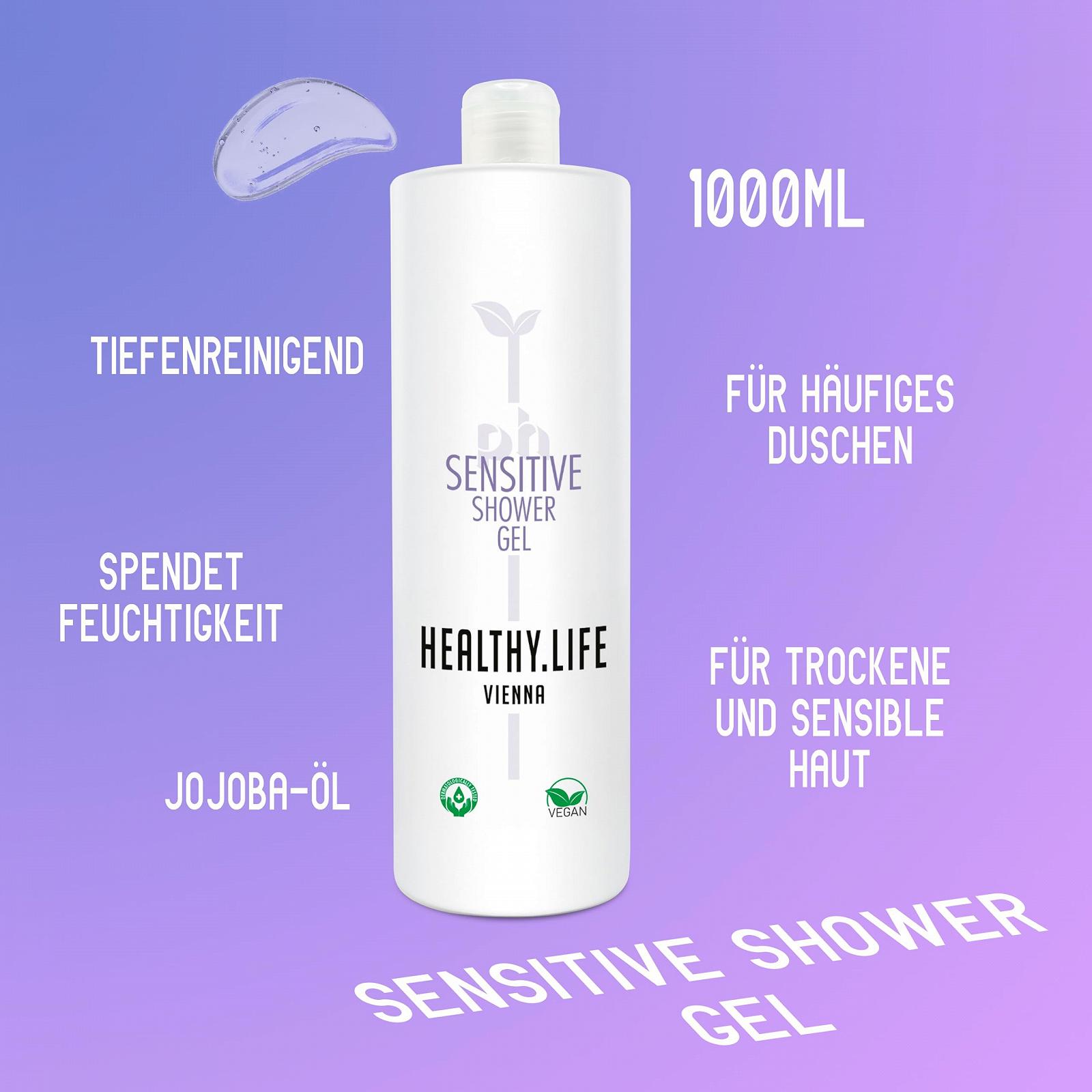 Гель для душу HLV Mild Jojoba Oil 1000 мл, фото №3 Гель для душу HLV Mild Jojoba Oil 1000 мл, фото №3