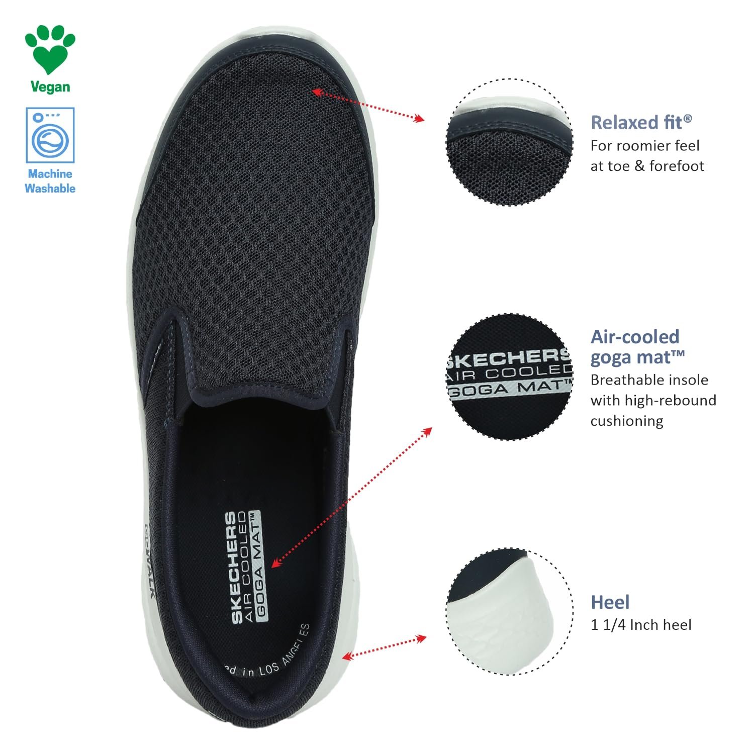 Кроссовки Skechers мужские 216485 Khk, фото №5