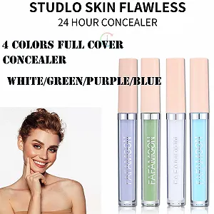 Консилер Mikabila 4-Colour (02, F) Консилер от темных кругов под глазами, Корректор цвета, Стойкий жидкий консилер с высоким покрытием, Водостойкий жидкий консилер для маскировки synthetic.ua - Фото 1