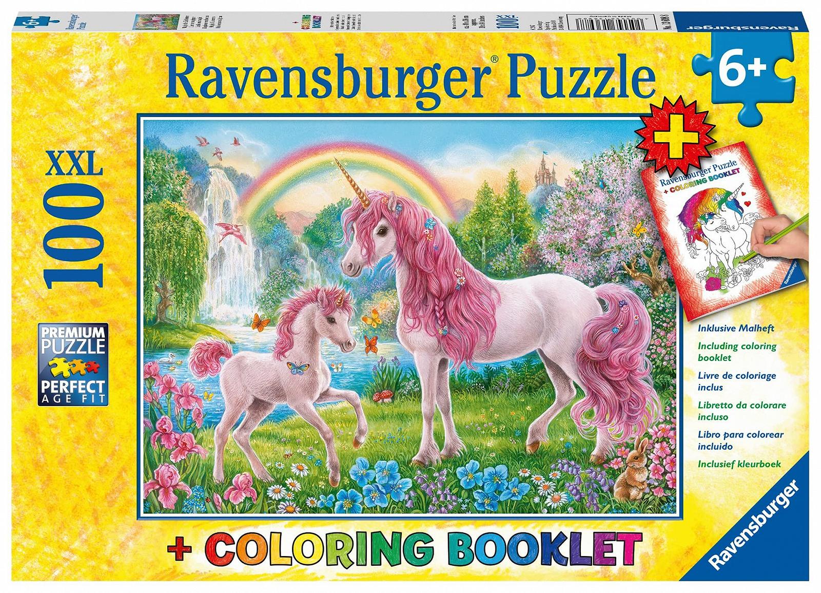 Пазл детский Ravensburger XXL 13698 Magical Unicorns 100 деталей, фото №1