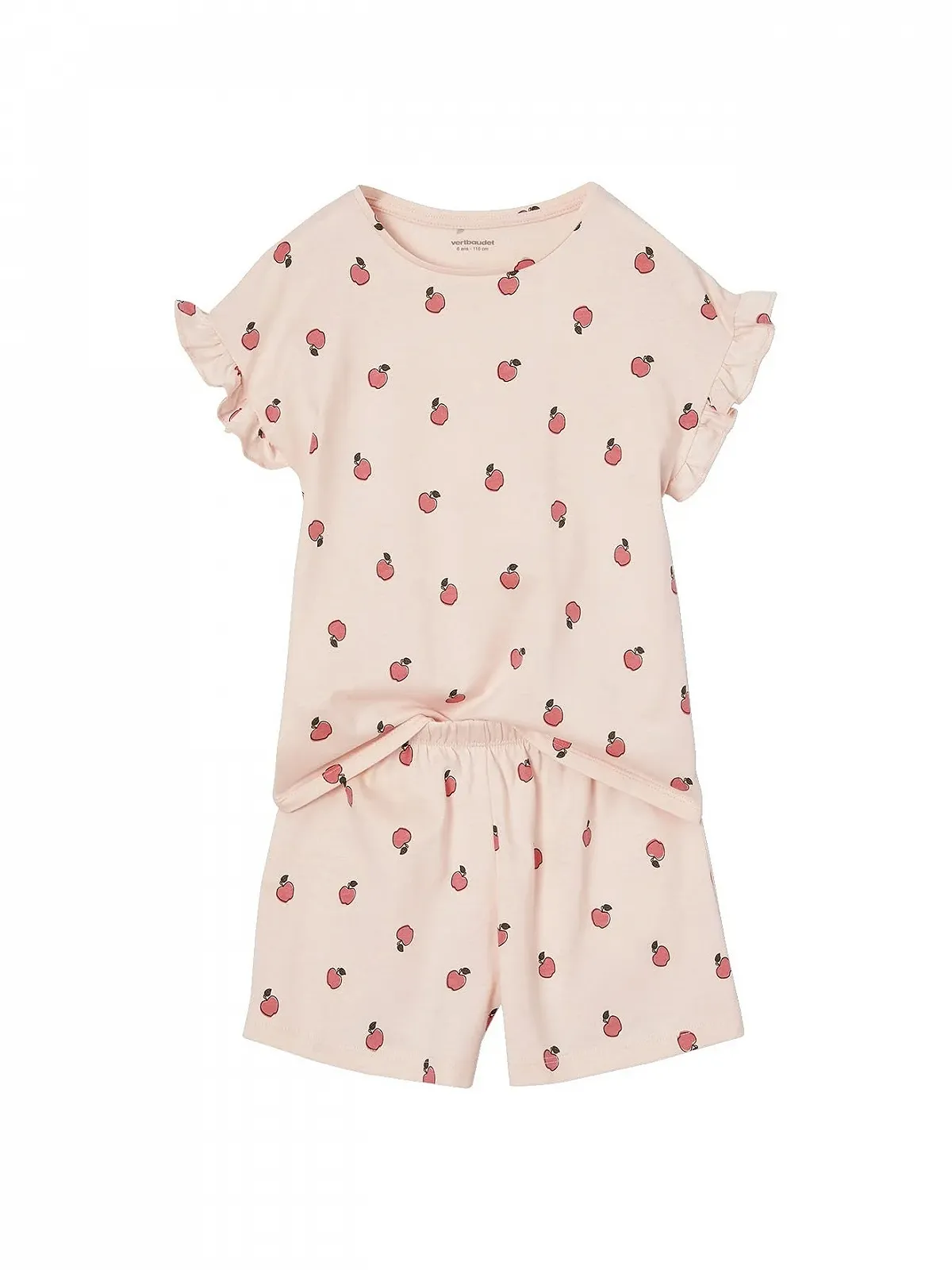 Літня піжама Vertbaudet 2 шт. Яблуко з переробленої бавовни, фото №4