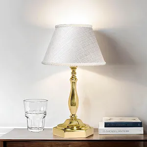 Настільна лампа Licht-Erlebnisse Premium Gold-Plated 24 Carat Gold E14 60 Вт 230 В Gold - Фото 1