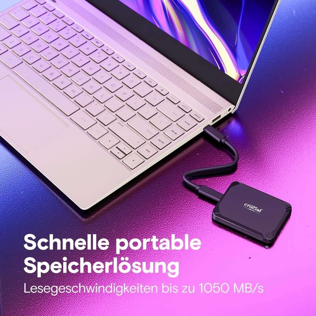 Внешний SSD-накопитель Crucial X9 CT4000X9SSD902 4TB USB-C 3.2 1050МБ/с, фото №2