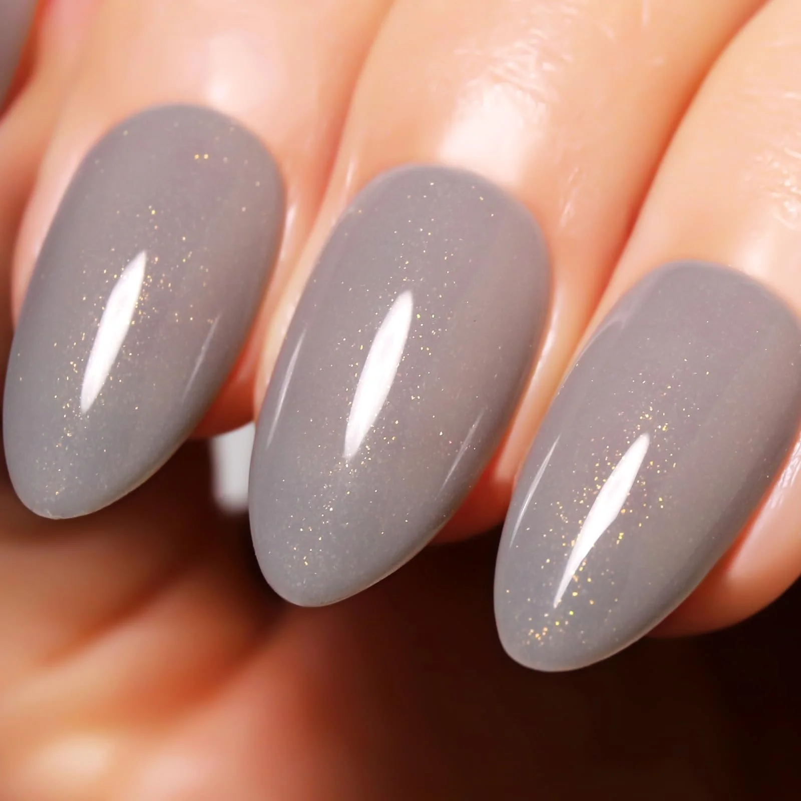 Гель-лак Imtiti Полуперманентный Блестящий 15 мл Серый, фото №1