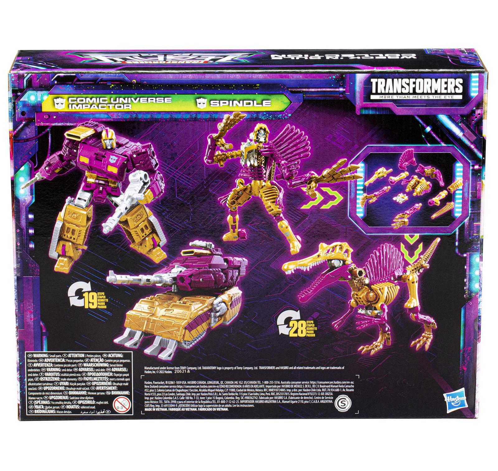 Трансформер Generations Legacy Wreck 'N Rule Collection Comic Universe Impactor and Spindle, 14 см, Multi, фото №2