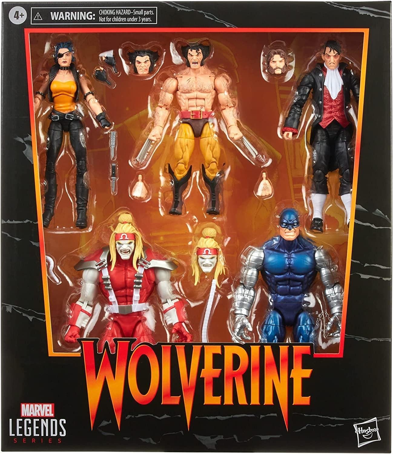 Фігурки Marvel Legends Росомаха Серії 5 штук (Росомаха, Червоний Омега Marvel, Кібер Marvel, Каллісто, Джейсон Вінгард), фото №1