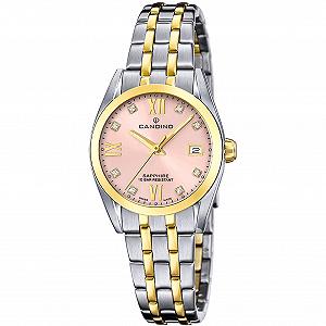 Жіночий годинник Candino Classic C4704/F Multi, корпус з нержавіючої сталі, браслет з нержавіючої сталі, рожевий - Фото 1