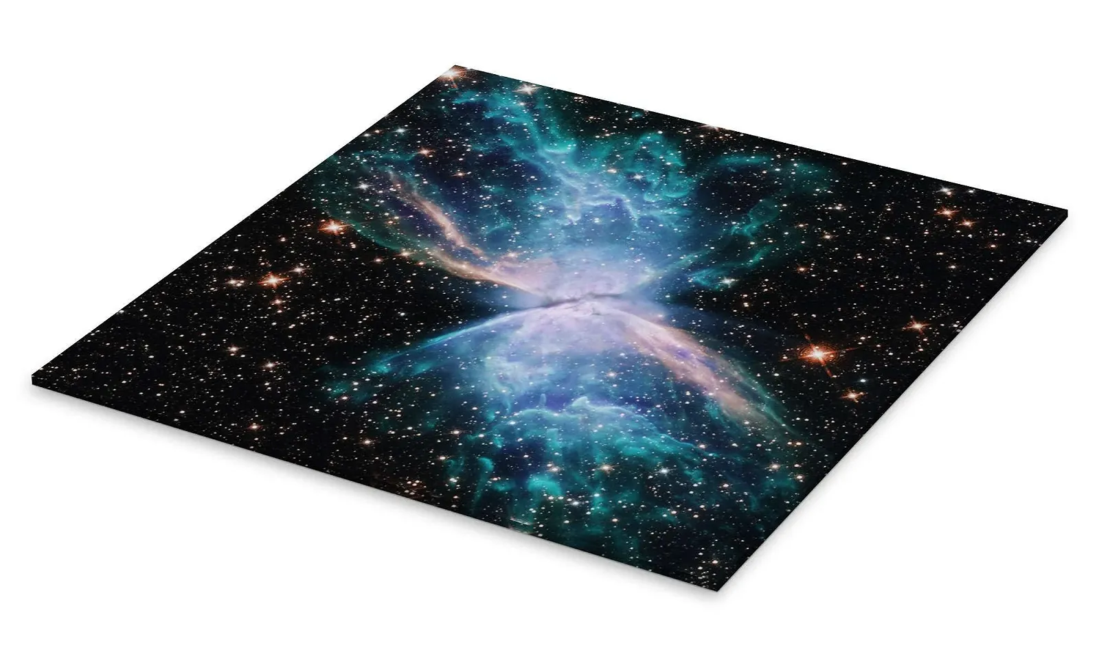 Картина на акриловому склі Posterlounge NASA Butterfly Nebula Hubble Space Telescope 70 x 70 см Синя, фото №2