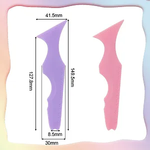 Трафареты для Подводки Ресниц Теней Помады Фиолетовый Розовый synthetic.ua - Фото 1