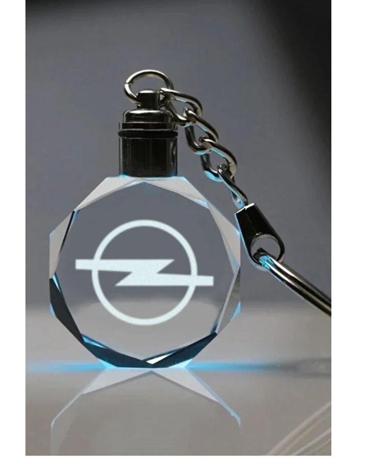 Брелок автомобильный на ключи GF с логотипом Opel подсветкой 23235121, фото №1