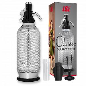 Сифон для газировки ISI SodaMaker Classic 1л Silver synthetic.ua - Фото 1