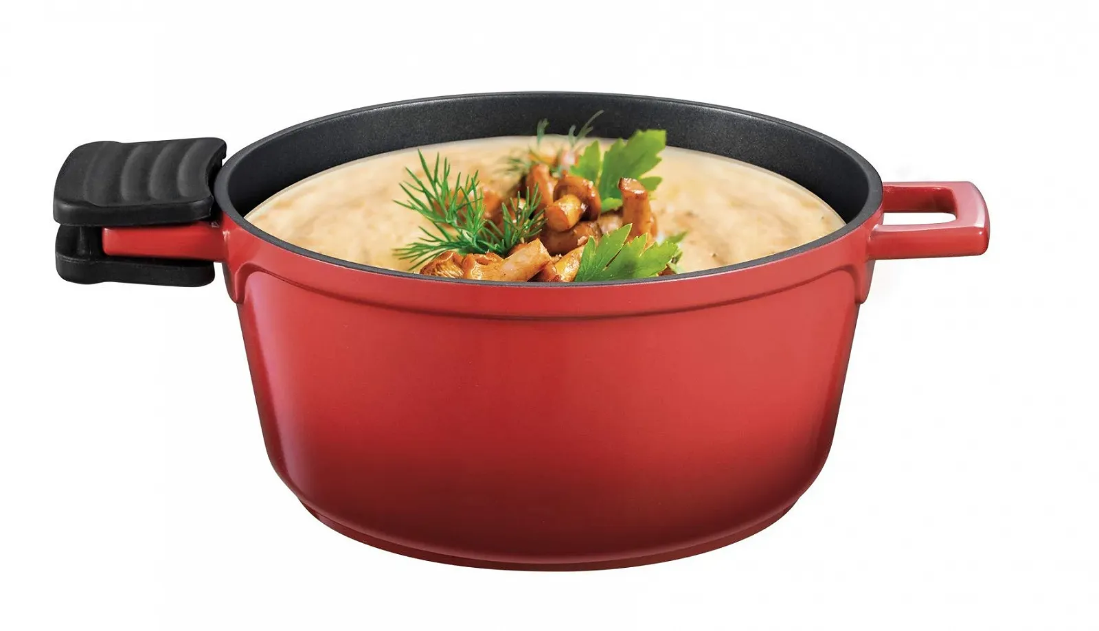 Каструля Tescoma Bordeaux з кришкою 1.5 л 16 см бордова, фото №3