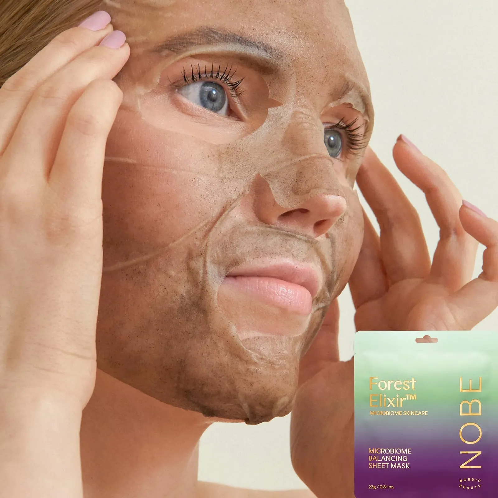 Тканинна Маска Nobe Trio - Набір з 3 Масок для Обличчя Балансуюча, Зміцнююча, Зволожуюча, фото №6