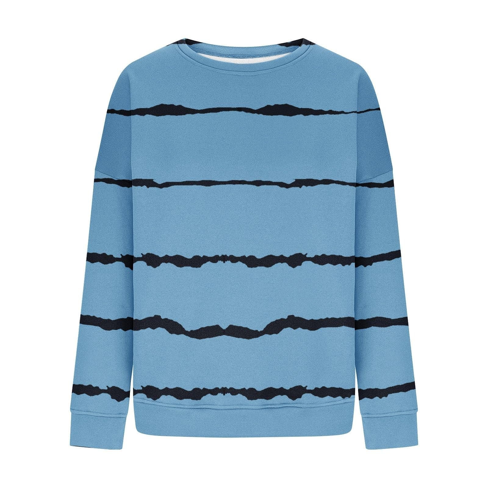 Жіноча повсякденна смугаста кофта, фото №3 Жіноча повсякденна смугаста кофта, фото №3