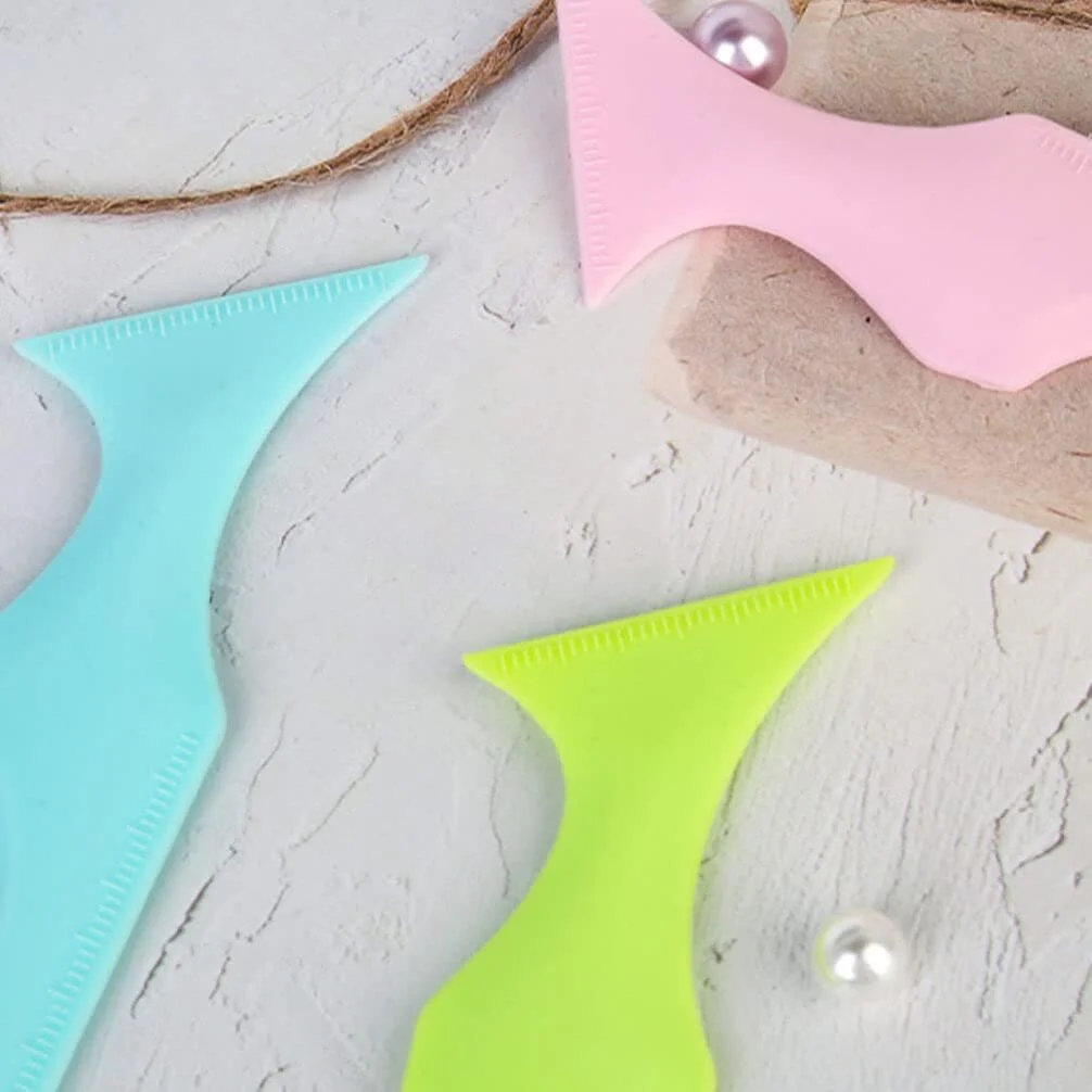 Шаблон для подводки глаз Ciieeo, силиконовая линейка для красоты, инструмент для защиты ресниц от макияжа, фото №3