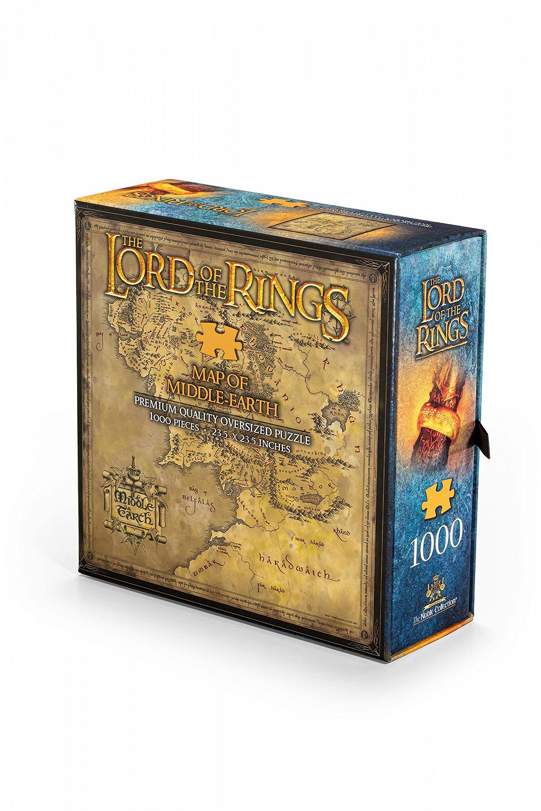 Пазл The Noble Collection Lord of The Rings Map of Middle Earth 1000 елементів 60 x 60 см, фото №3