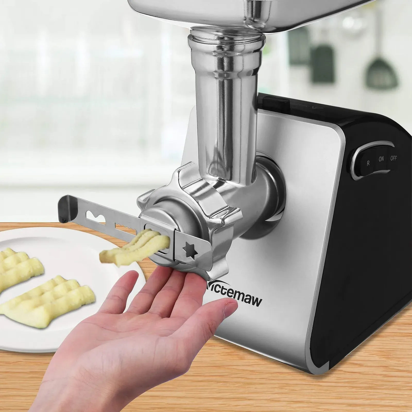 Электрическая мясорубка Nictemaw 2 in 1 Stainless Steel, фото №5 Электрическая мясорубка Nictemaw 2 in 1 Stainless Steel, фото №5
